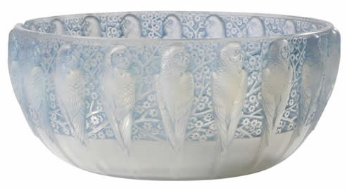 R. Lalique Perruches Bowl