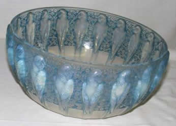 R. Lalique Perruches Bowl