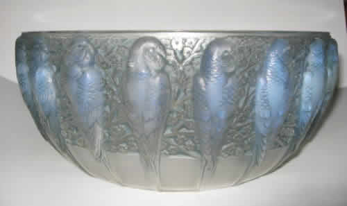 R. Lalique Perruches Bowl