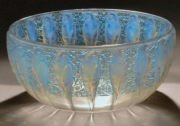 R. Lalique Perruches Bowl