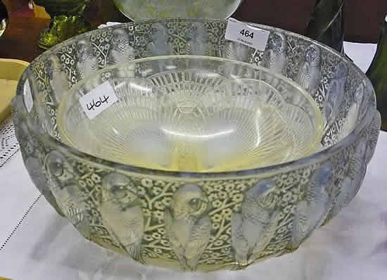 R. Lalique Perruches Bowl