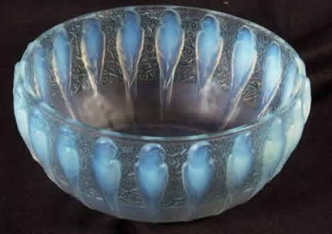 R. Lalique Perruches Bowl