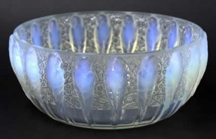 R. Lalique Perruches Bowl