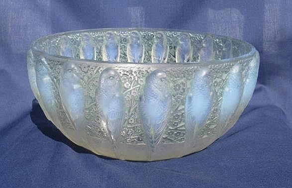 R. Lalique Perruches Bowl
