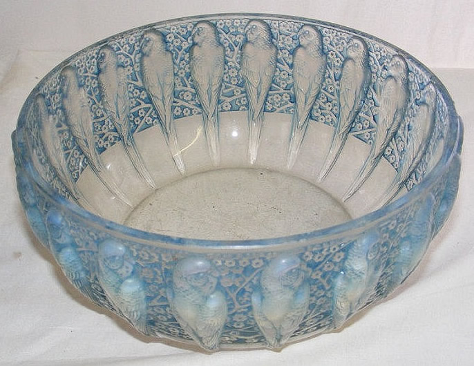 R. Lalique Perruches Bowl
