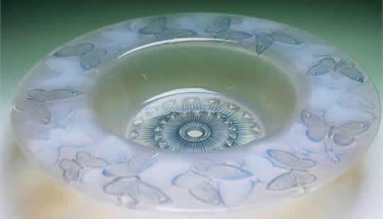 R. Lalique Phalenes Bowl