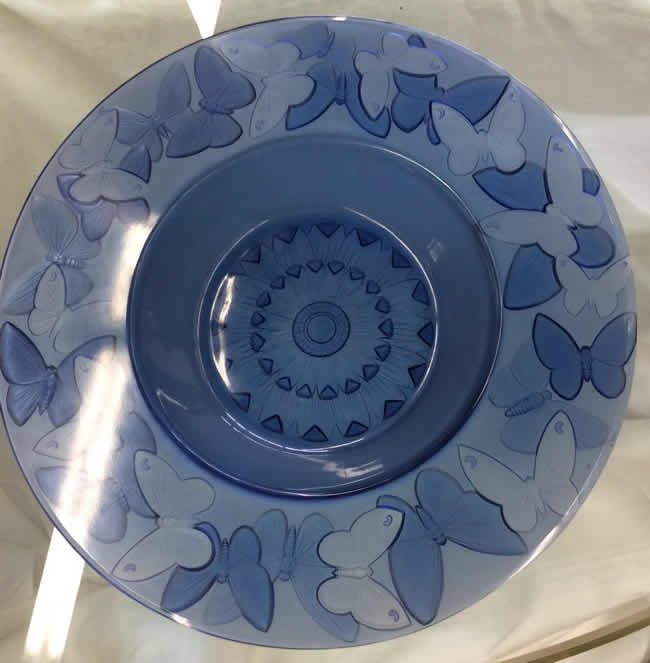 R. Lalique Phalenes Bowl