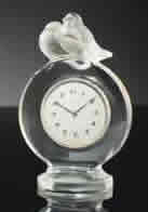 R. Lalique Pierrots Clock