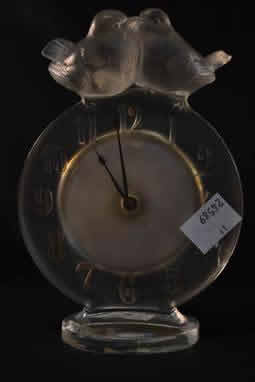 R. Lalique Antoinette Clock