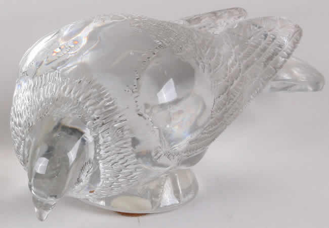 R. Lalique Pigeon Verviers Decoration