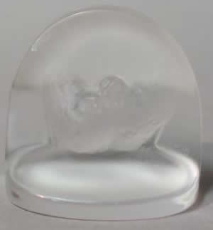R. Lalique Pinsons Menu Card Holder