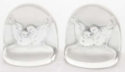 R. Lalique Pinsons Menu Holder