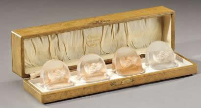R. Lalique Pinsons Menu Holder