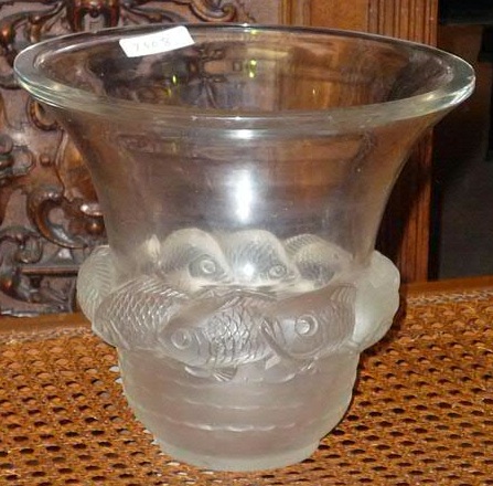 R. Lalique Piriac Vase