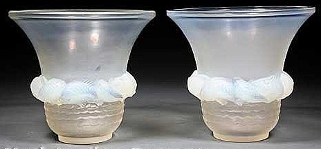 R. Lalique Piriac Vase