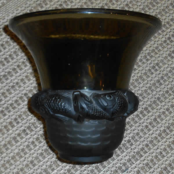 R. Lalique Piriac Vase