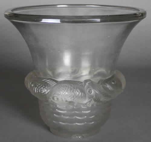 R. Lalique Piriac Vase