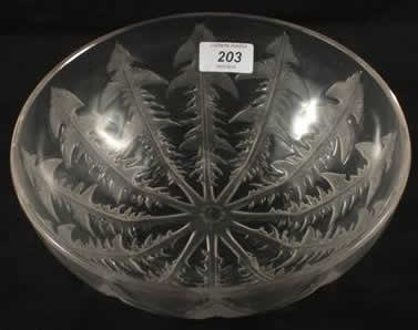 R. Lalique Pissenlit Bowl