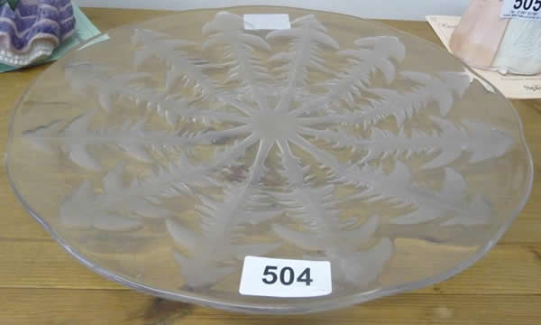 Rene Lalique Pissenlit Plate 