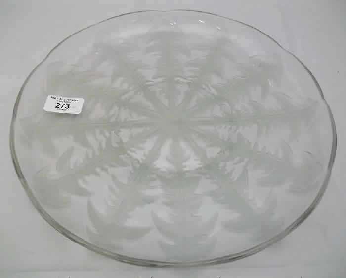 R. Lalique Pissenlit Plate