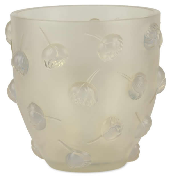 R. Lalique Pivoines Vase