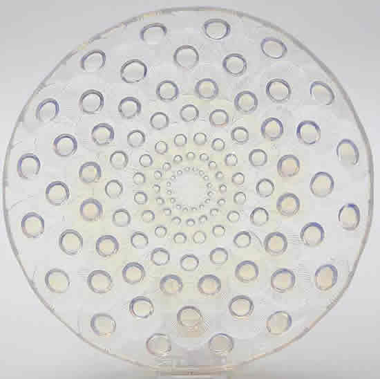 R. Lalique Plumes De Paon Assiette