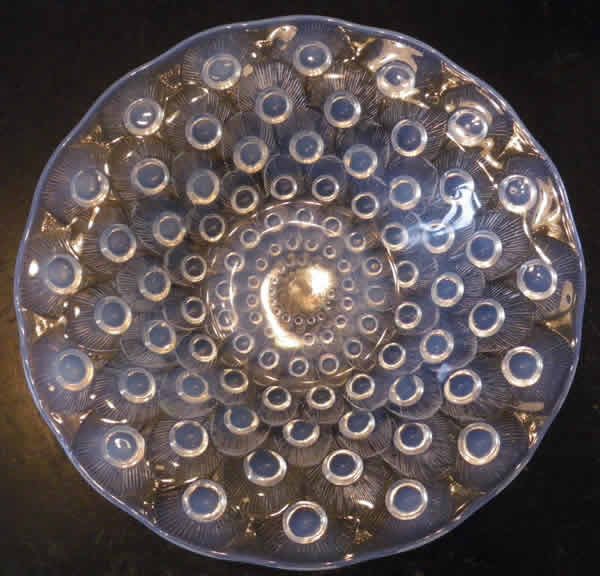 R. Lalique Plumes De Paon Bowl