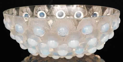 Rene Lalique Plumes De Paon Bowl 
