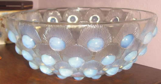Rene Lalique Plumes De Paon Bowl 