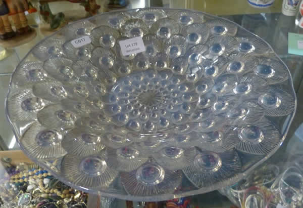R. Lalique Plumes De Paon Coupe Ouverte