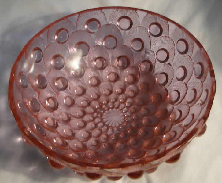 Rene Lalique Plumes De Paon Bowl 