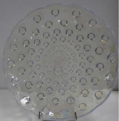 R. Lalique Plumes De Paon Plate