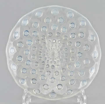 R. Lalique Plumes De Paon Plate
