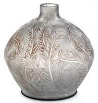 R. Lalique Plumes Vase