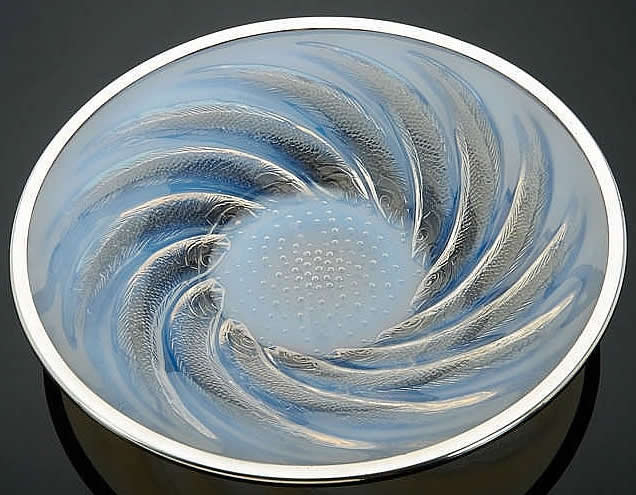 Rene Lalique Poissons Bowl 