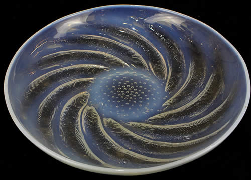Rene Lalique Poissons Bowl 