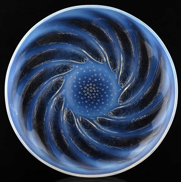 Rene Lalique Poissons Bowl 