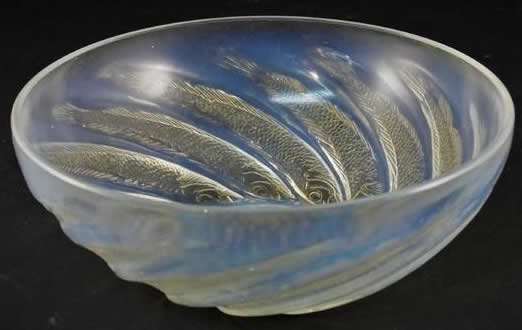 Rene Lalique Poissons Bowl 