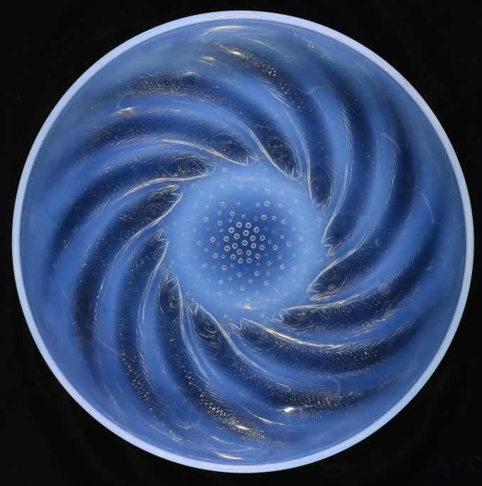 Rene Lalique Poissons Bowl 