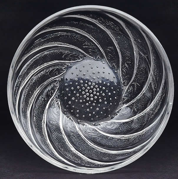 Rene Lalique Poissons Bowl 