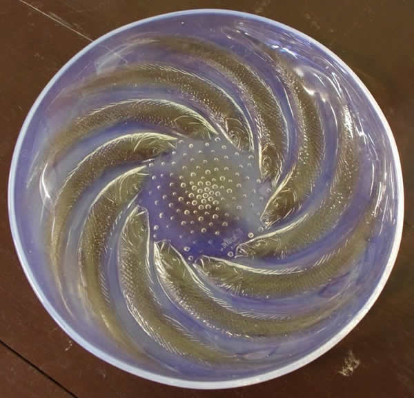 Rene Lalique Poissons Bowl 
