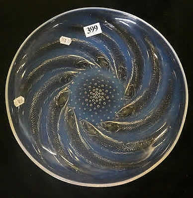 Rene Lalique Poissons Bowl 