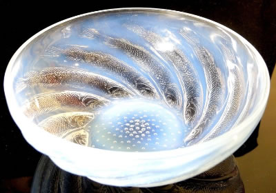 Rene Lalique Poissons Bowl 