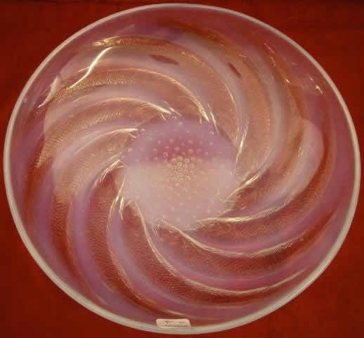 Rene Lalique Poissons Bowl 