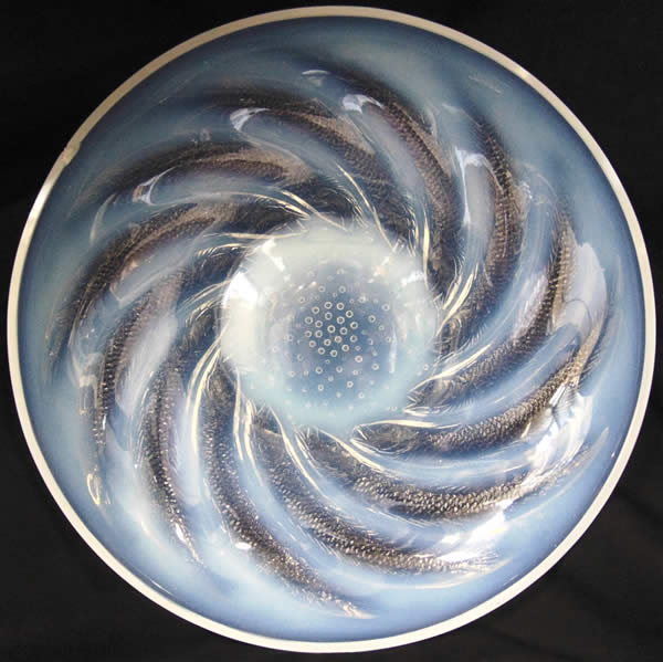 Rene Lalique Poissons Bowl 