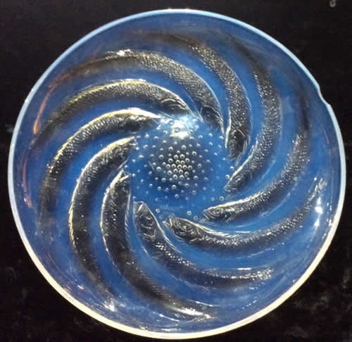 Rene Lalique Poissons Bowl 