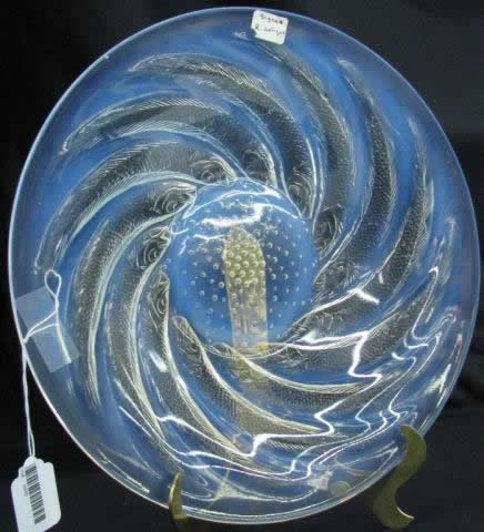 Rene Lalique Poissons Coupe Ouverte 