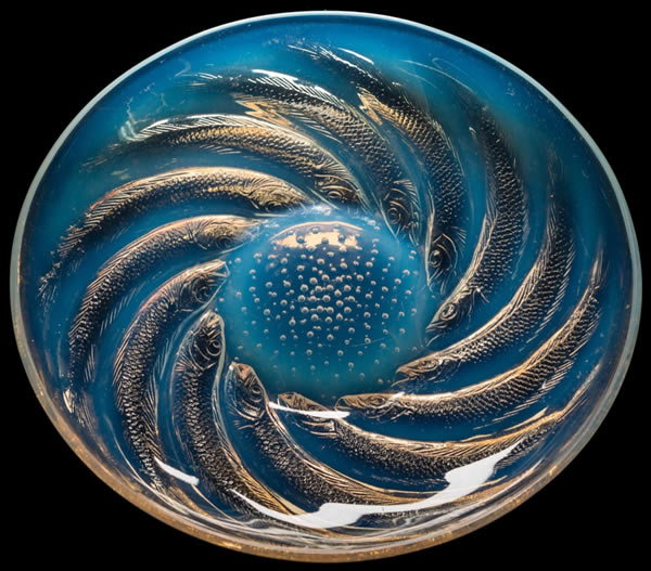 Rene Lalique Poissons Coupe 