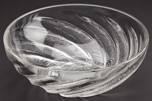 Rene Lalique Poissons Coupe 