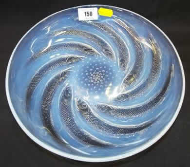 Rene Lalique Poissons Coupe 